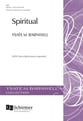 Spiritual SSAATB choral sheet music cover
